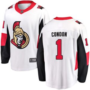 Herren Ottawa Senators Eishockey Trikot Mike Condon #1 Breakaway Weiß Fanatics Branded Auswärts